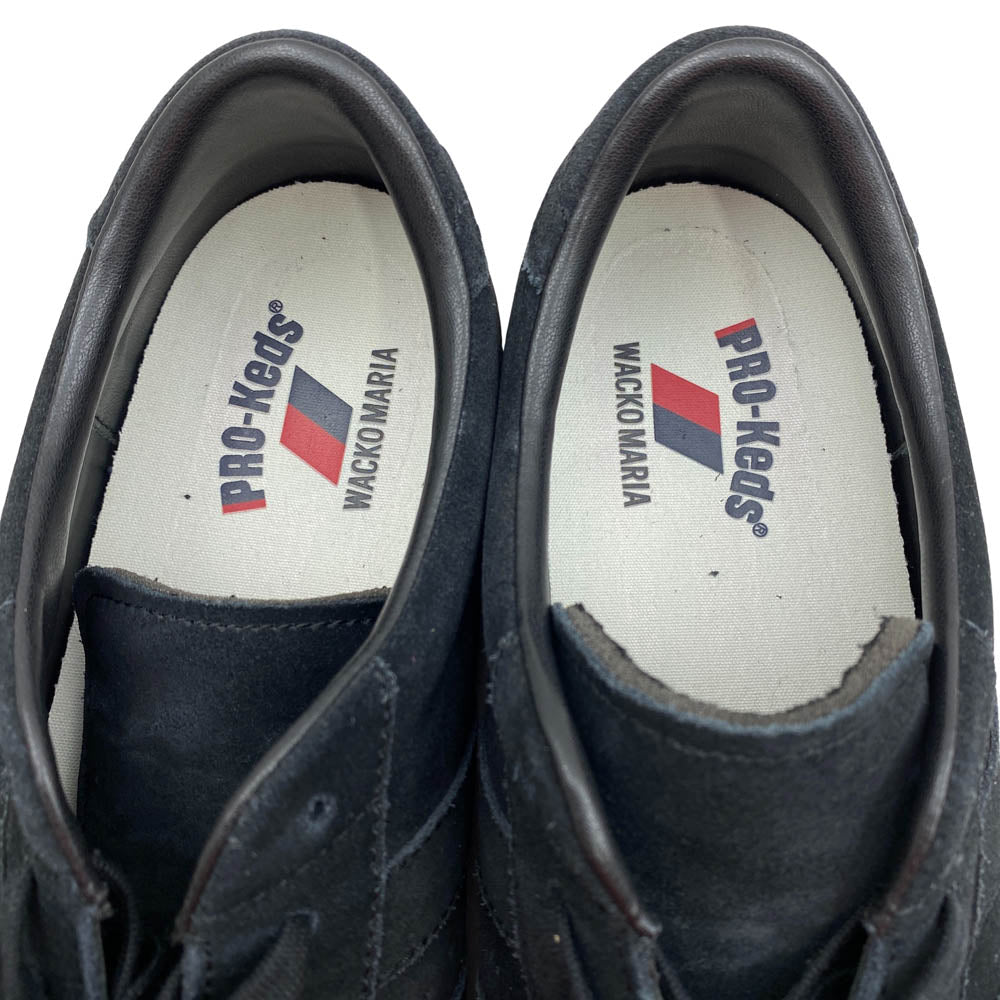WACKO MARIA ワコマリア 25SS PN1021W1 PRO-KEDS プロケッズ ROYAK PLUS SUEDE ロイヤル スエード ローカット スニーカー ブラック系 29cm【中古】