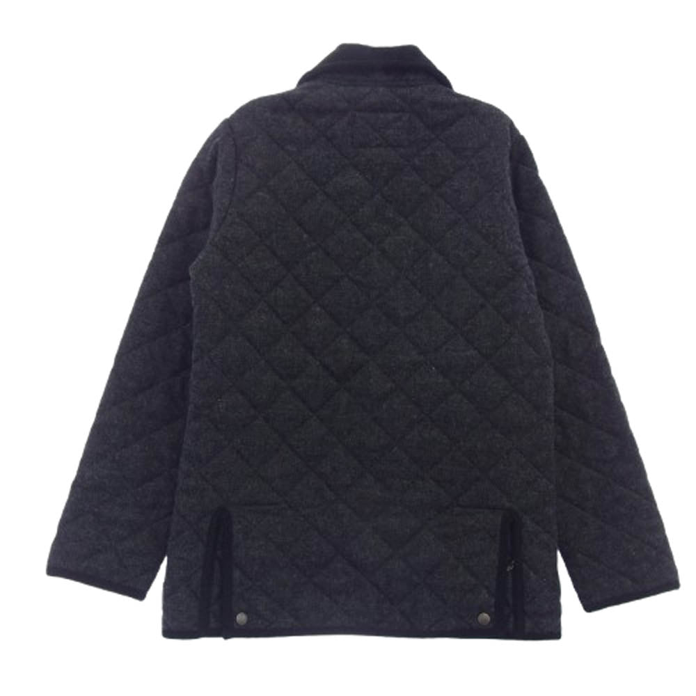 Traditional Weatherwear トラディショナルウェザーウェア 142AP-1001B ウール キルティング ジャケット グレー系 ブラック系 36【中古】