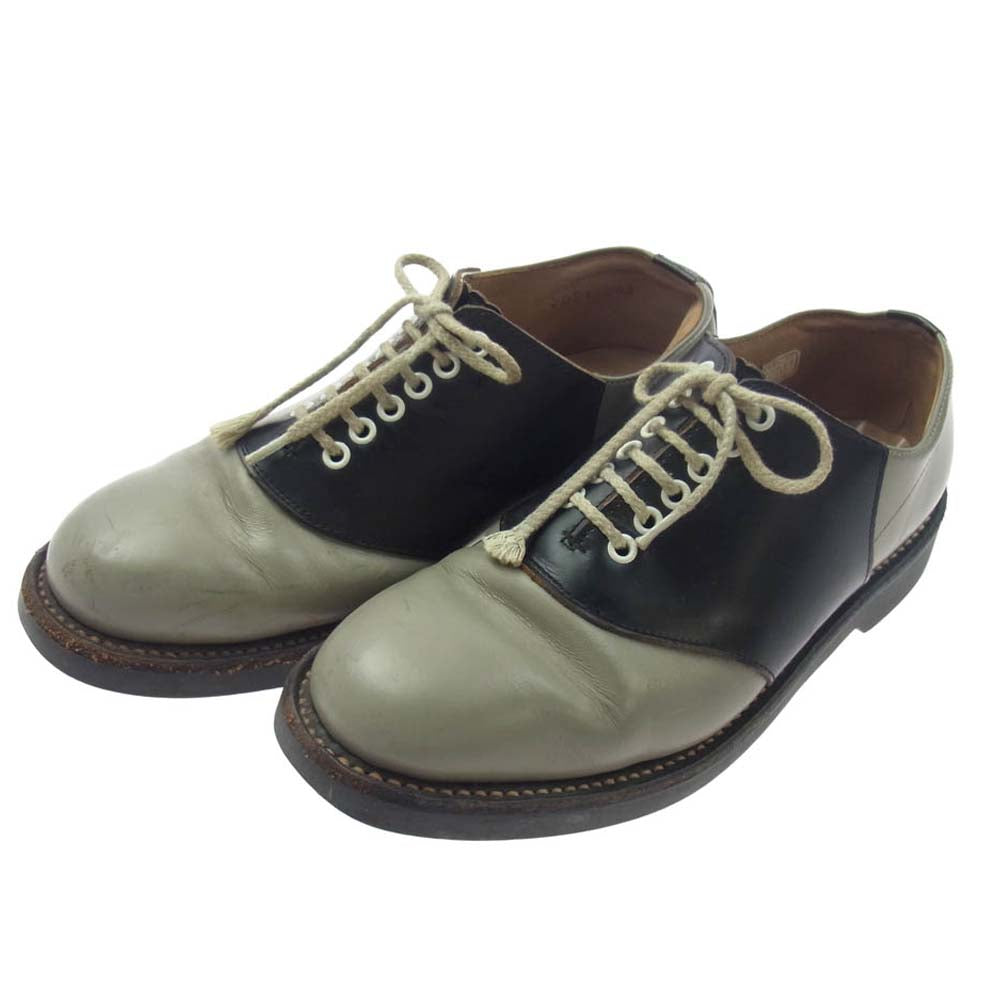 REGAL リーガル SADDLE SHOES サドルシューズ ブラック系 グレージュ系 24.5cm【中古】