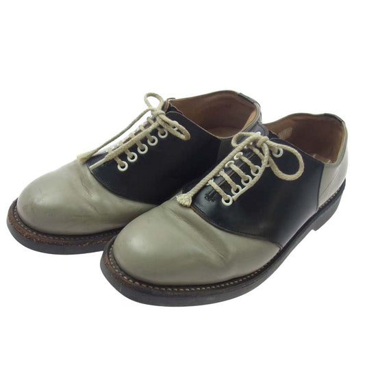 REGAL リーガル SADDLE SHOES サドルシューズ ブラック系 グレージュ系 24.5cm【中古】