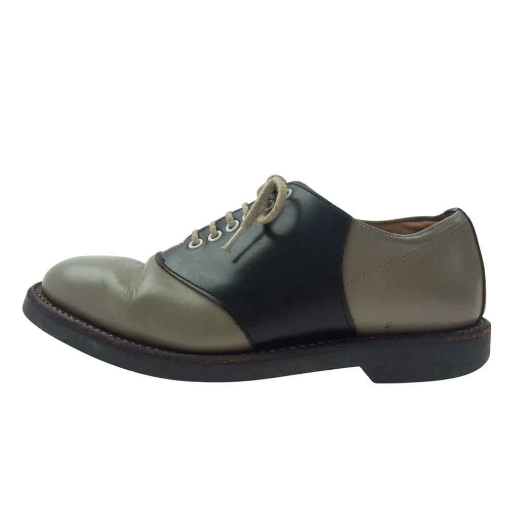 REGAL リーガル SADDLE SHOES サドルシューズ ブラック系 グレージュ系 24.5cm【中古】