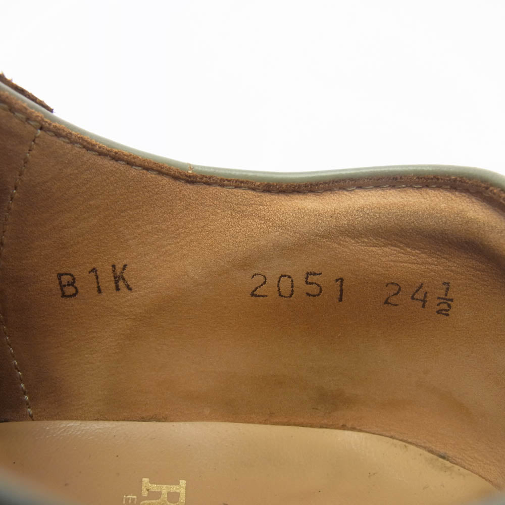 REGAL リーガル SADDLE SHOES サドルシューズ ブラック系 グレージュ系 24.5cm【中古】