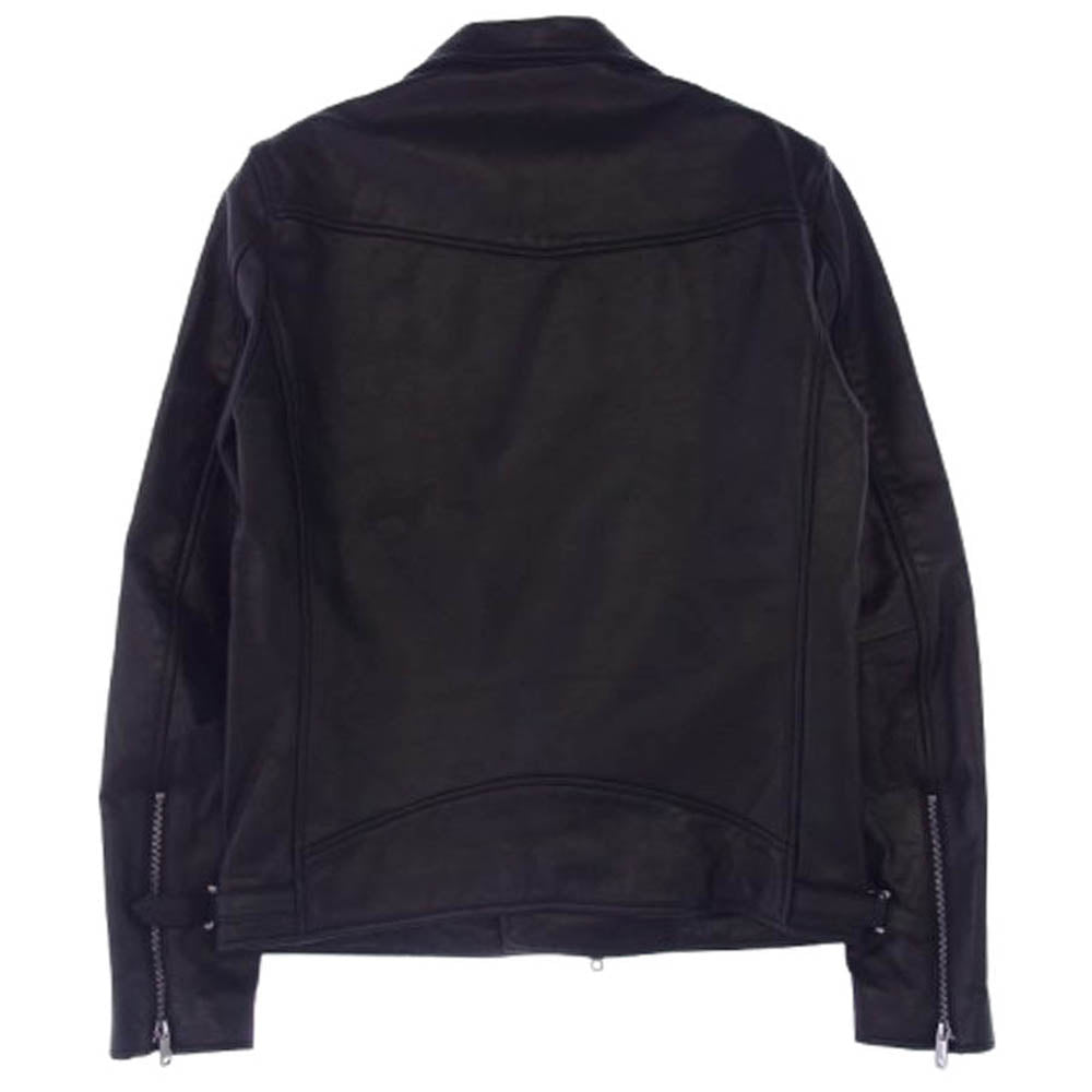 UNITED TOKYO ユナイテッドトウキョウ 406352003 カウハイド レザー ダブル ライダース ジャケット ブラック系 1【中古】