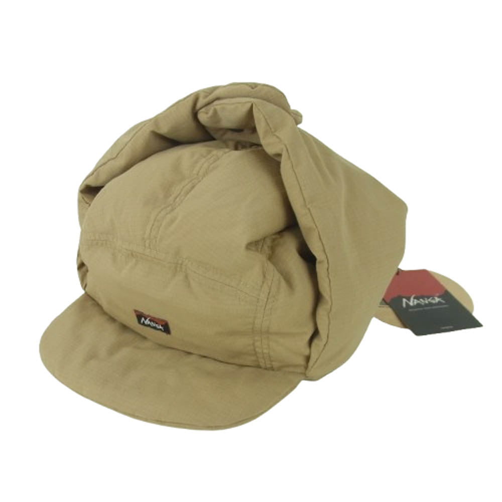 NANGA ナンガ NA2343-3B301 TAIKIBI タキビ リップストップ ダウン イヤーフラップ キャップ ブラウン系【極上美品】【中古】