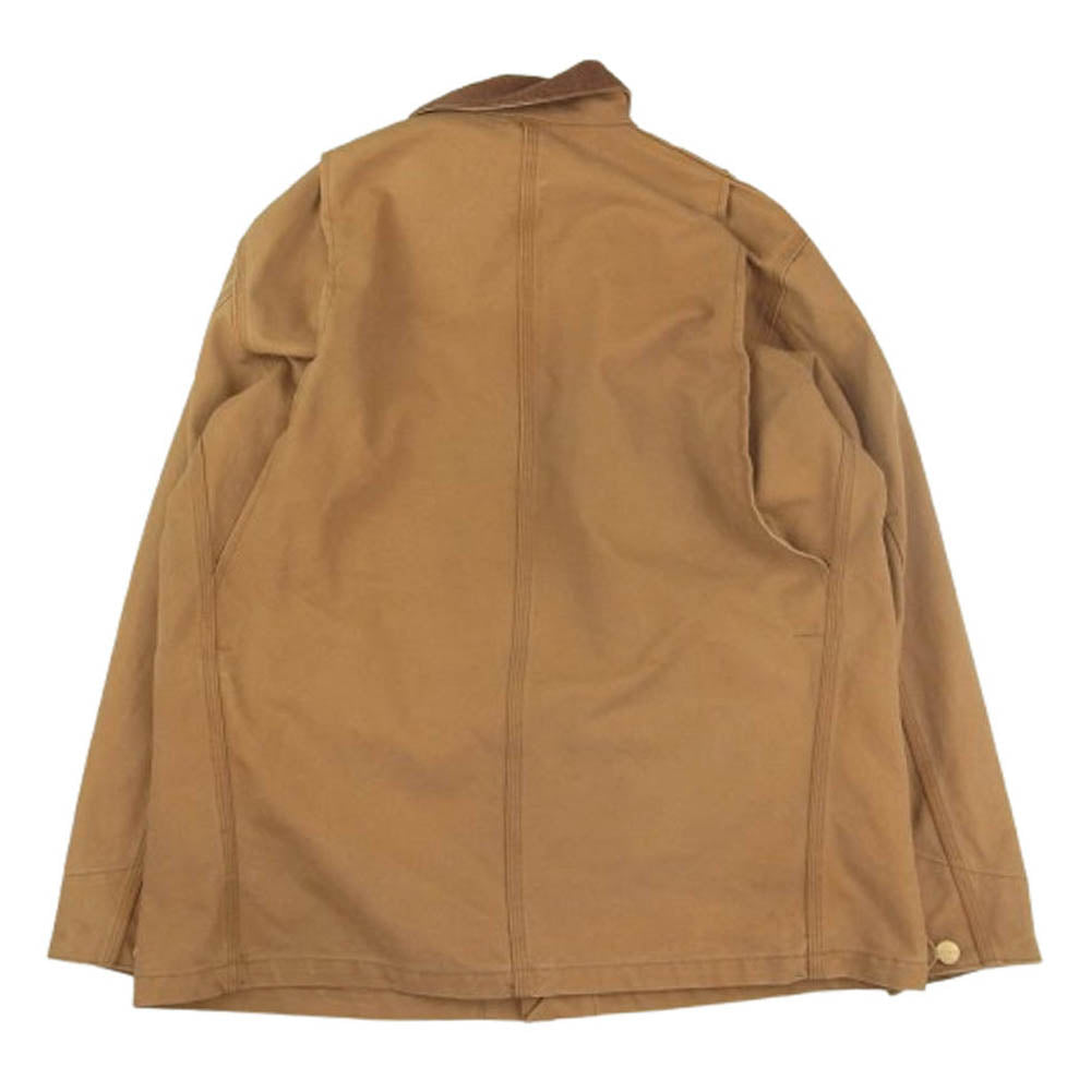 Carhartt カーハート 90s USA製 ダック カバーオール ジャケット ブラウン系【中古】