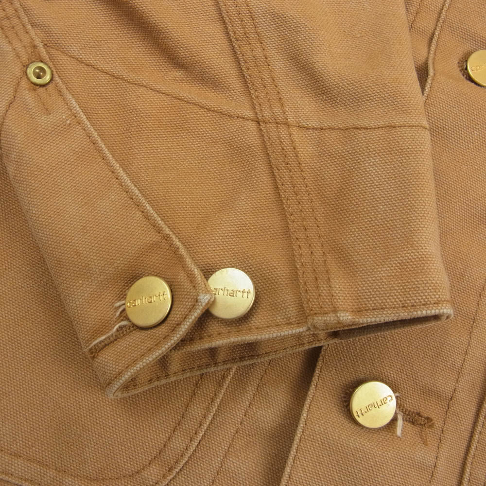 Carhartt カーハート 90s USA製 ダック カバーオール ジャケット ブラウン系【中古】