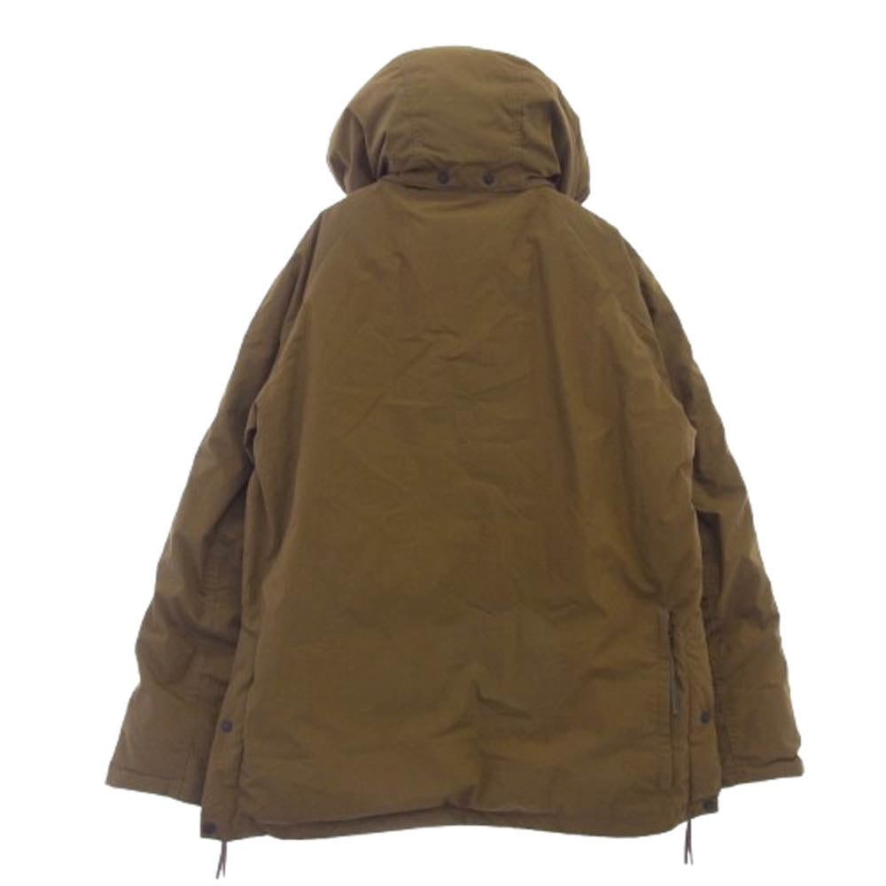 NANGA ナンガ ロゴ刺繍 TAKIBI DOWN JACKET 焚火 タキビ ダウン ジャケット ブラウン系 M【中古】