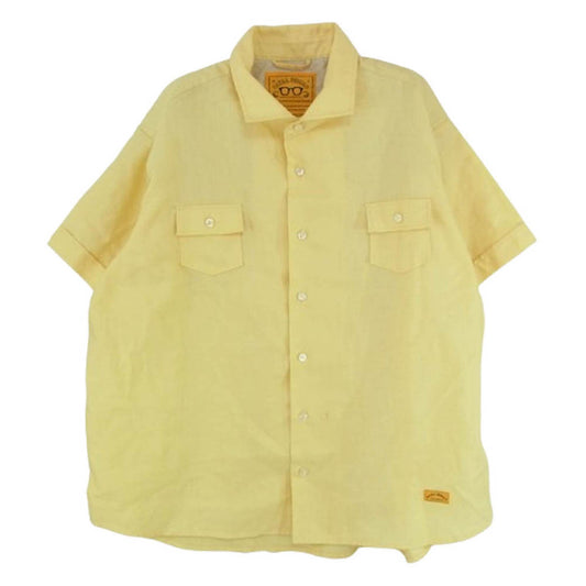 NATAL DESIGN ネイタルデザイン WIDE SHIRTS 半袖 シャツ イエロー系 S【中古】