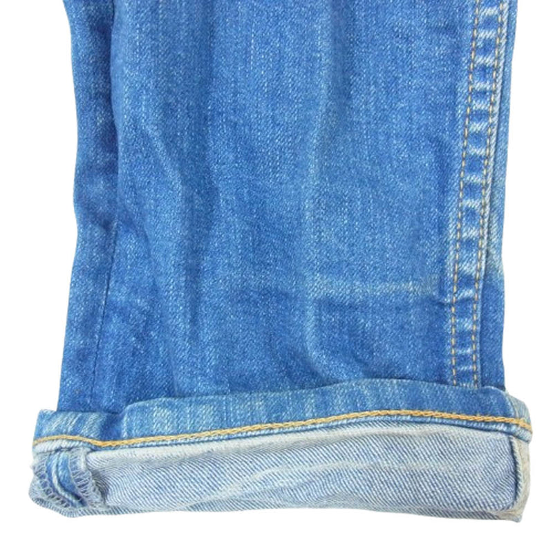 ネイタルデザイン ストレッチ インディゴ サルエルパンツ リラックス