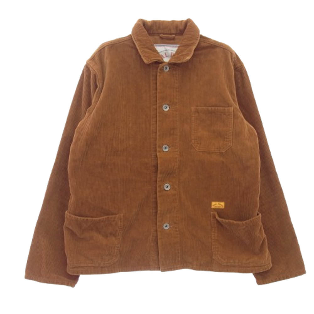 NATAL DESIGN ネイタルデザイン BRIAN JACKET CORDUROY ORANGE コーデュロイ ブライアン ジャケット ブラウン系 オレンジ系 S【中古】