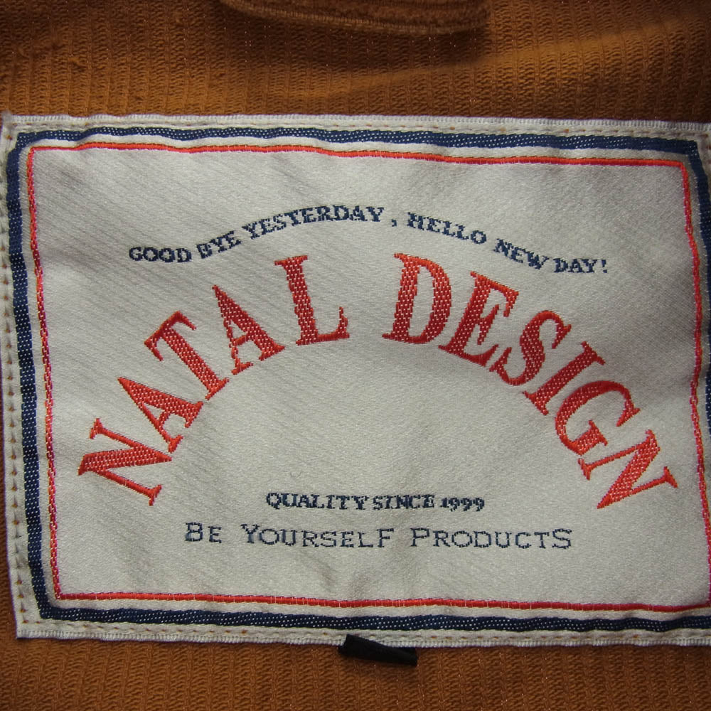 NATAL DESIGN ネイタルデザイン BRIAN JACKET CORDUROY ORANGE コーデュロイ ブライアン ジャケット ブラウン系 オレンジ系 S【中古】