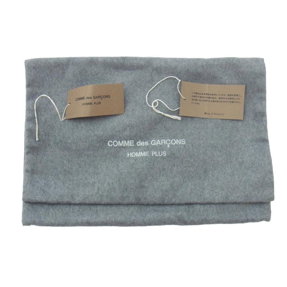 COMME des GARCONS HOMME PLUS コムデギャルソンオムプリュス 13SS PK-K105 内羽根 ドット柄 レザー オックスフォード シューズ ブラック系 ホワイト系 27.0cm【中古】