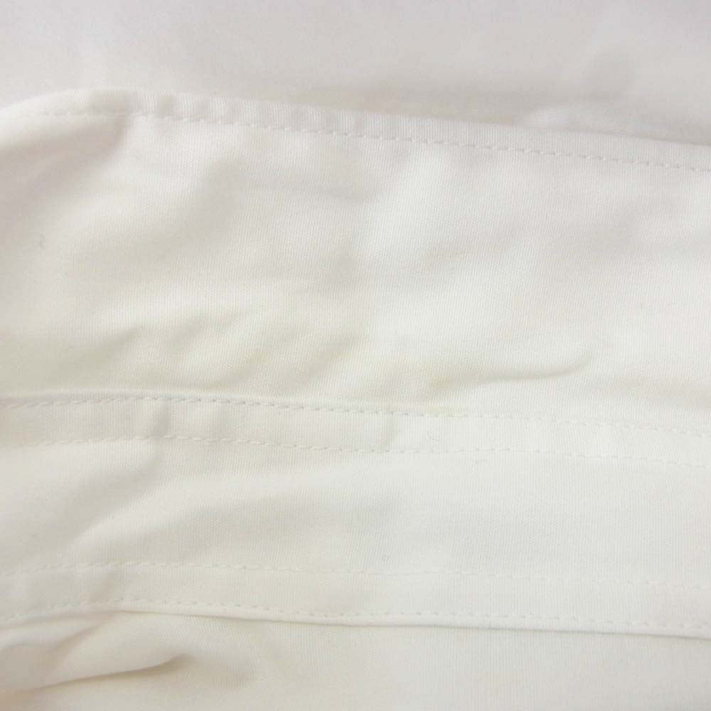 COMME des GARCONS HOMME PLUS コムデギャルソンオムプリュス AD2018 PB-B015 ファー切替 ボアサイドパネルデザイン オーバーサイズ ロング 長袖 シャツ ホワイト系 M【中古】