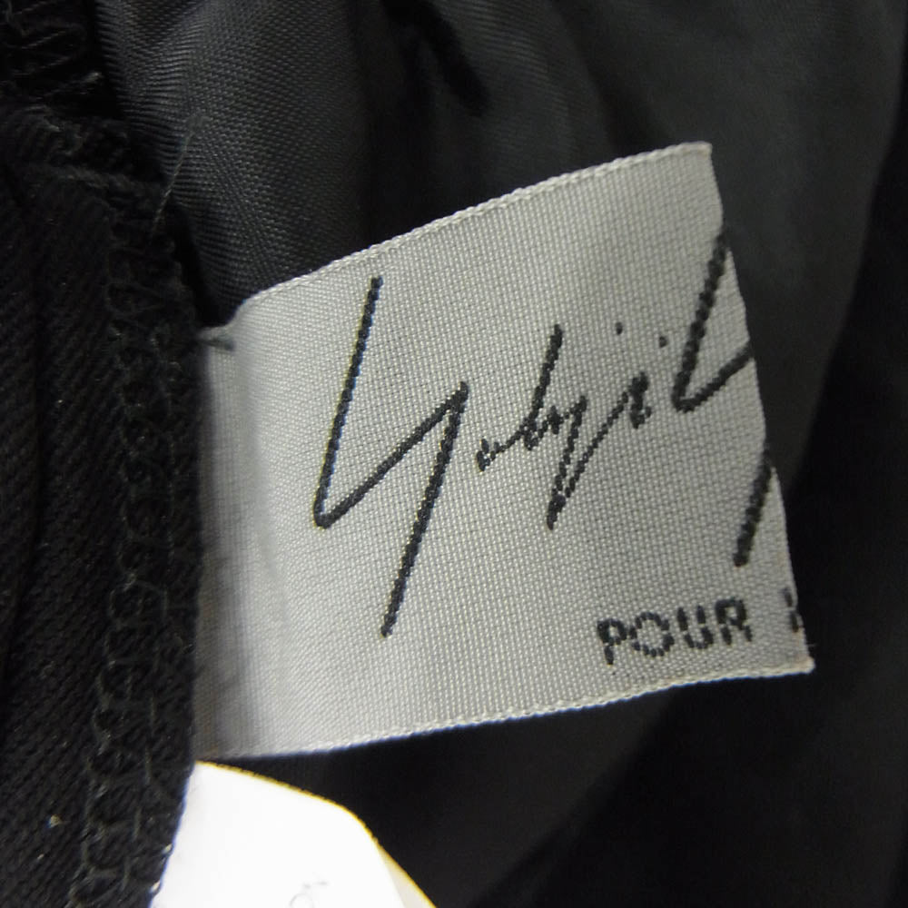 Yohji Yamamoto POUR HOMME ヨウジヤマモトプールオム 16AW HR-P46-100 ウールギャバジン サイドポケット パンツ ブラック系 2【中古】