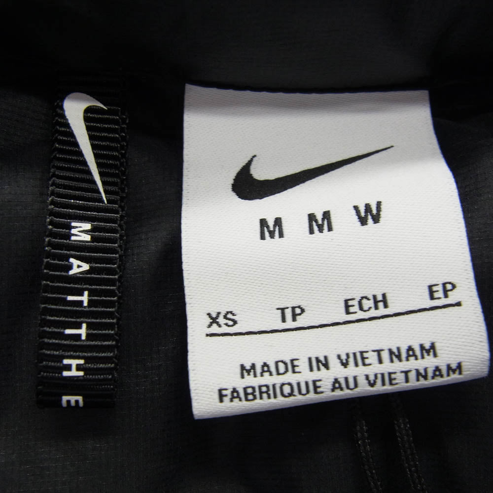 NIKE ナイキ DR5358-010 MMW Matthew M. Williams Packable Puffer Jacket マシューウィリアムズ パッカブル ジャケット ブラック系 XS【美品】【中古】