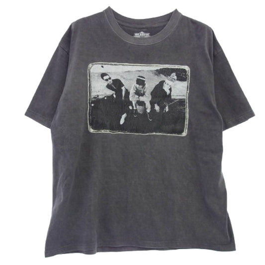 Insonnia Projects インソニアプロジェクト 23SS BEASTIE BOYS CHECK YOUR HEAD PHOTO TEE ビースティ ボーイズ チェック ユア ヘッド プリント 半袖 Tシャツ グレー系 3【中古】