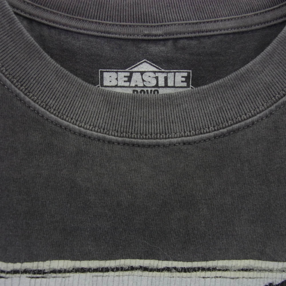 Insonnia Projects インソニアプロジェクト 23SS BEASTIE BOYS CHECK YOUR HEAD PHOTO TEE ビースティ ボーイズ チェック ユア ヘッド プリント 半袖 Tシャツ グレー系 3【中古】