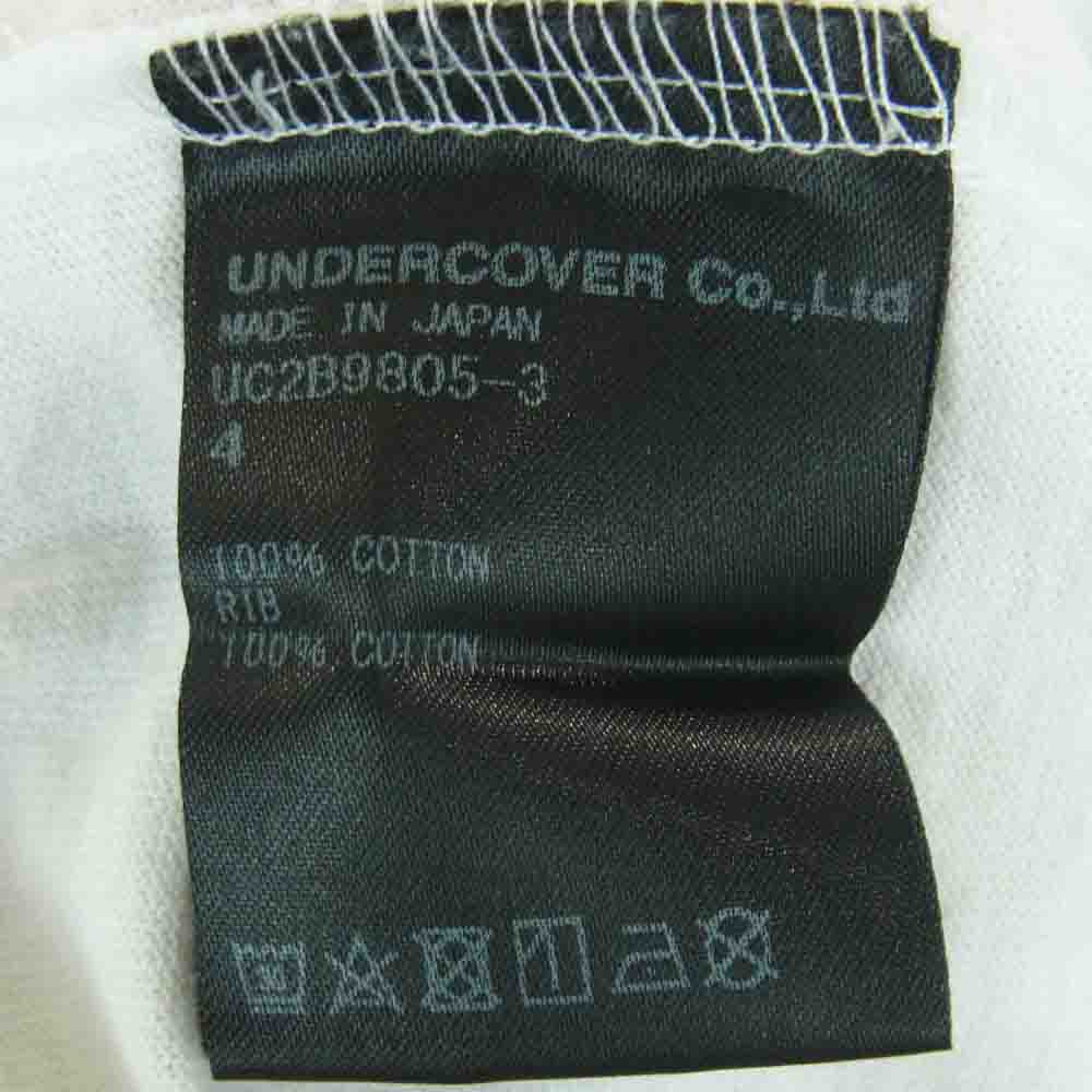 UNDERCOVER アンダーカバー UC2B9805‐3 UNDERCOVER RECORDS アンダーカバー レコーズ 半袖 クルーネック Tシャツ オフホワイト系 4【中古】