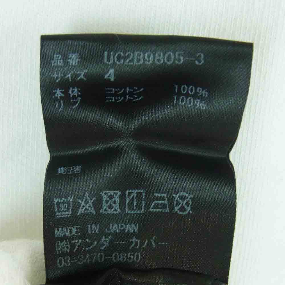 UNDERCOVER アンダーカバー UC2B9805‐3 UNDERCOVER RECORDS アンダーカバー レコーズ 半袖 クルーネック Tシャツ オフホワイト系 4【中古】