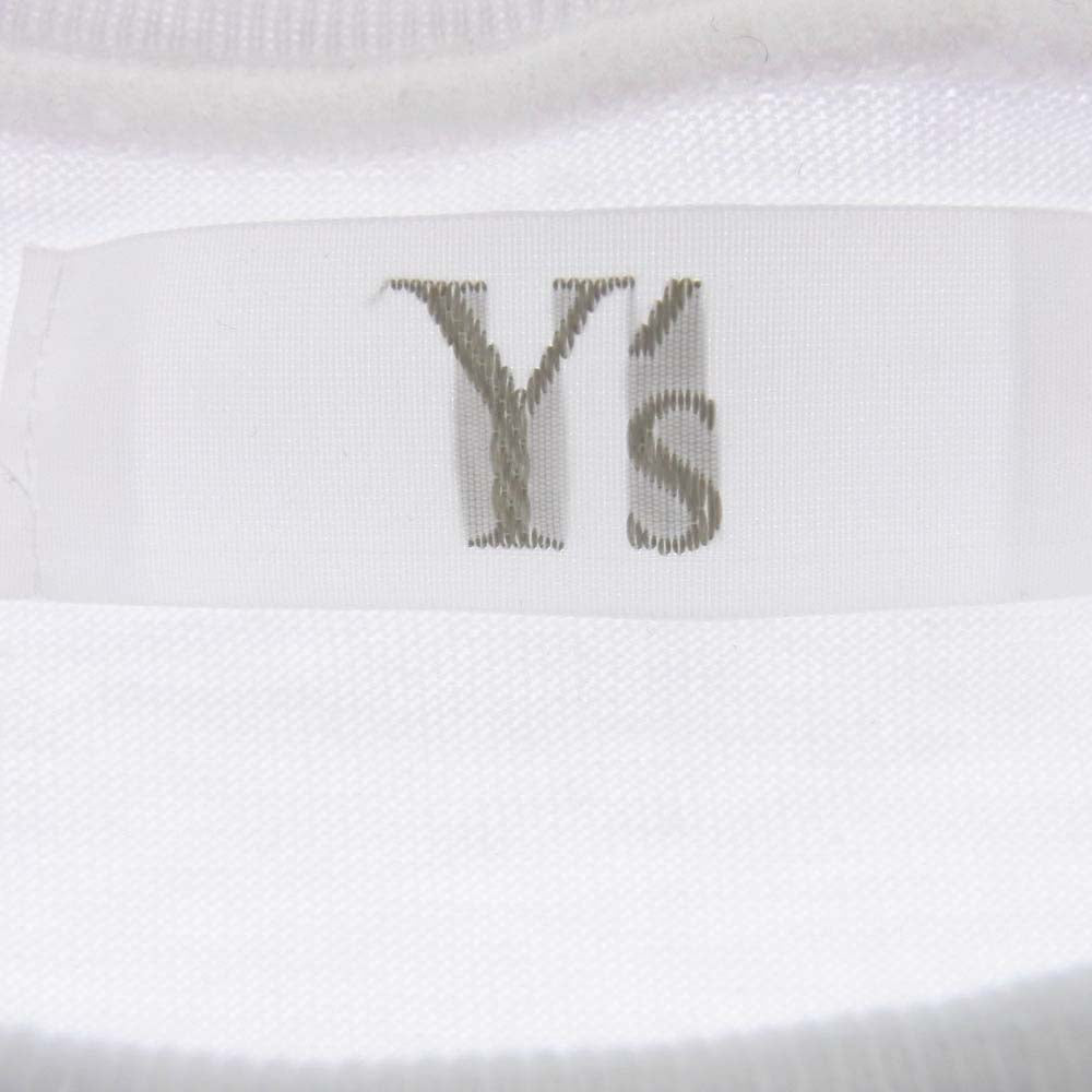 Y's Yohji Yamamoto ワイズ ヨウジヤマモト YA-T57-967-1-02 Y's LOGO T-SHIRT ロゴ プリント Tシャツ 半袖 ホワイト系 4【中古】