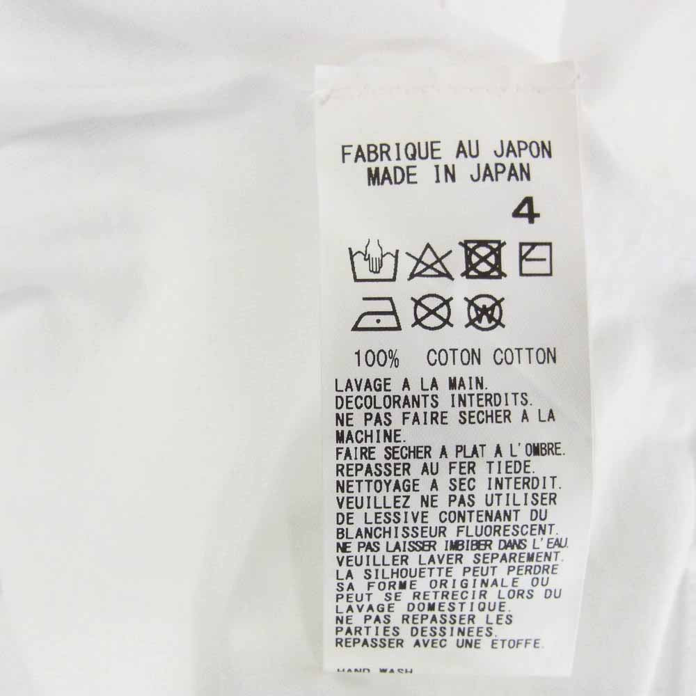 Y's Yohji Yamamoto ワイズ ヨウジヤマモト YA-T57-967-1-02 Y's LOGO T-SHIRT ロゴ プリント Tシャツ 半袖 ホワイト系 4【中古】