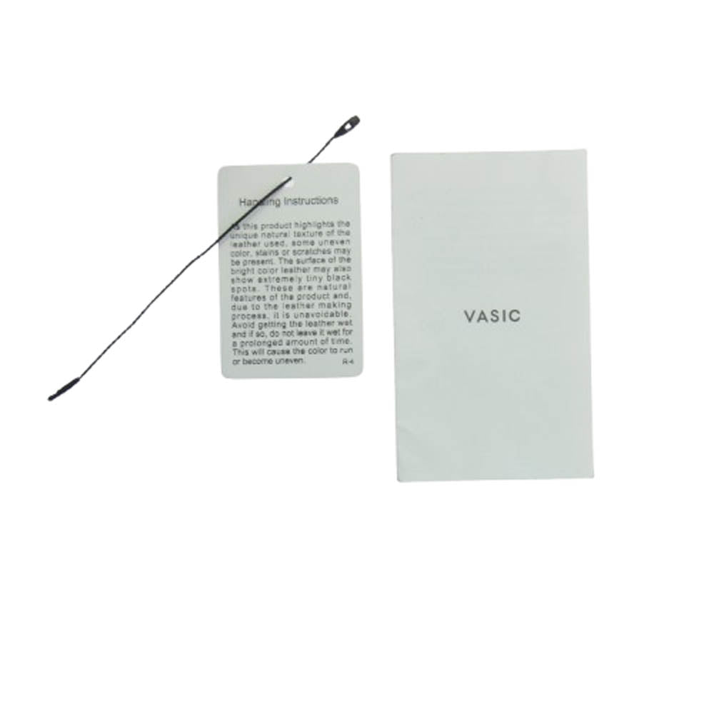 VASIC ヴァジック Bond Min ボンド ミニ レザー 巾着 ハンド バッグ グレージュ系【中古】