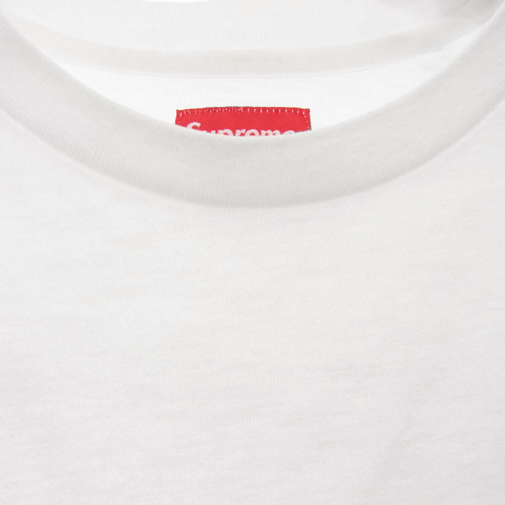 Supreme シュプリーム S/S Pocket Tee ポケット 半袖 Tシャツ オフホワイト系 L【中古】
