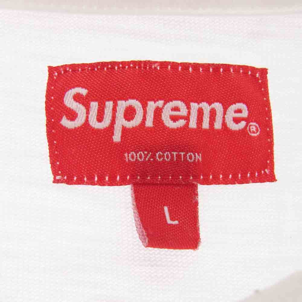 Supreme シュプリーム S/S Pocket Tee ポケット 半袖 Tシャツ オフホワイト系 L【中古】