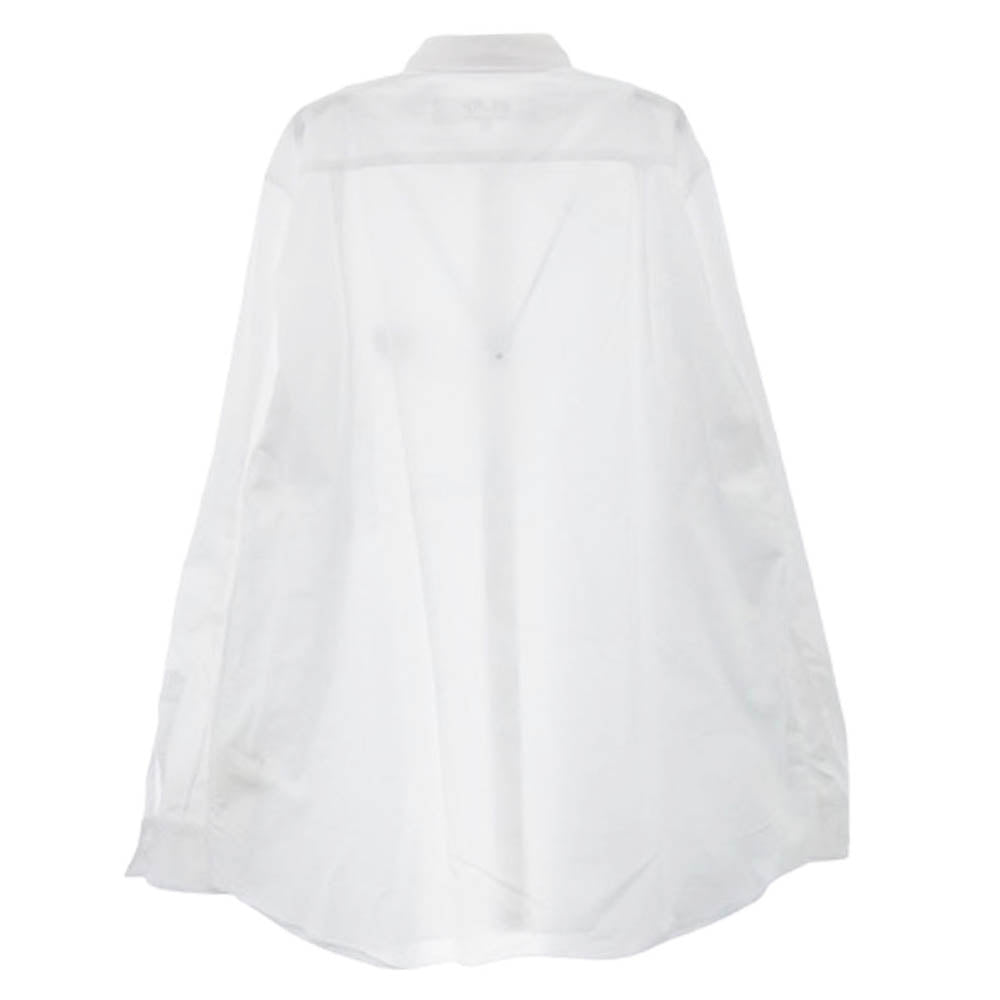 PLAY COMME des GARCONS プレイコムデギャルソン AZ-B002 ハート ワッペン 長袖 シャツ ホワイト系 L【中古】