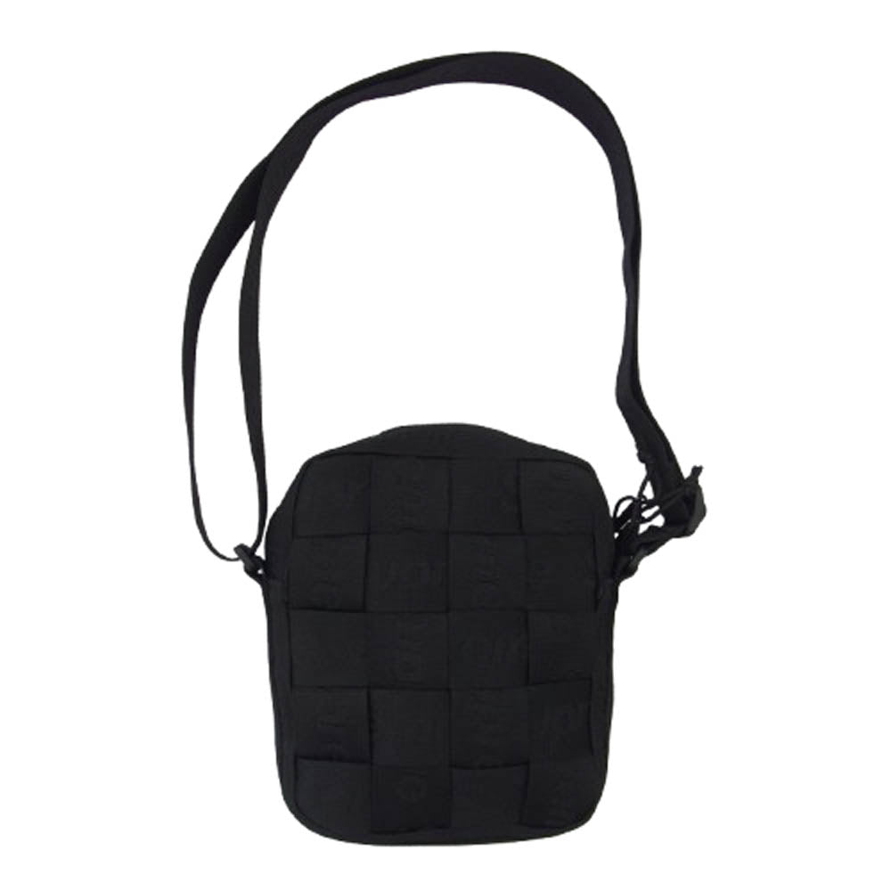 Supreme シュプリーム Woven Shoulder Bag ウーブン ショルダー バッグ ブラック系【美品】【中古】