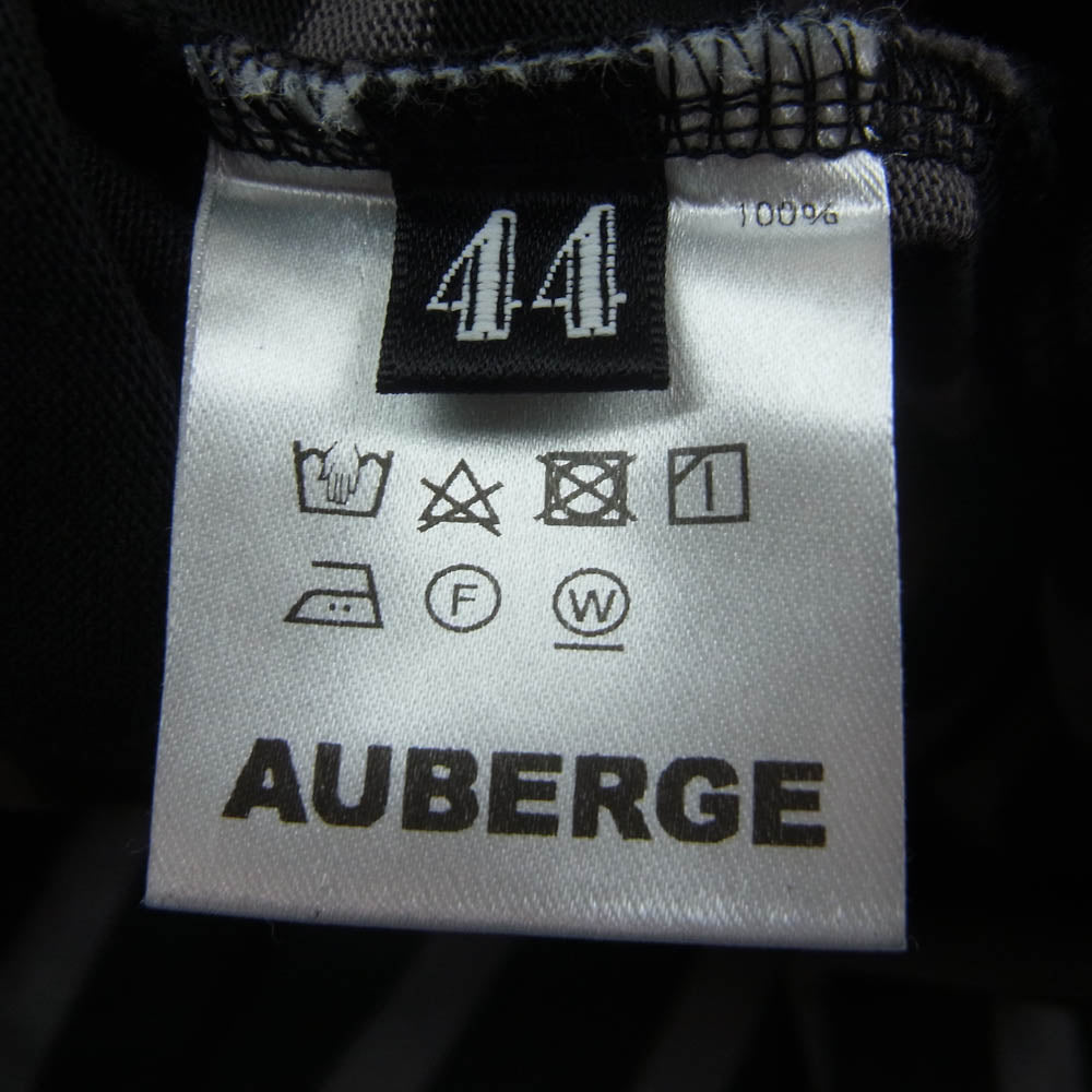 オウベルジュ COCO ボーダー カットソー ブラック系 グレー系 44【中古】