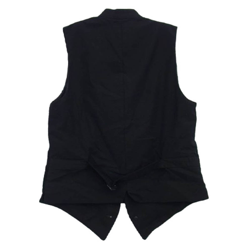 Y's Yohji Yamamoto ワイズ ヨウジヤマモト UB-V04-006-1-03 6W SOCCER CORDUROY STAND COLLAR VEST コーデュロイ ベスト ブラック系 3【中古】