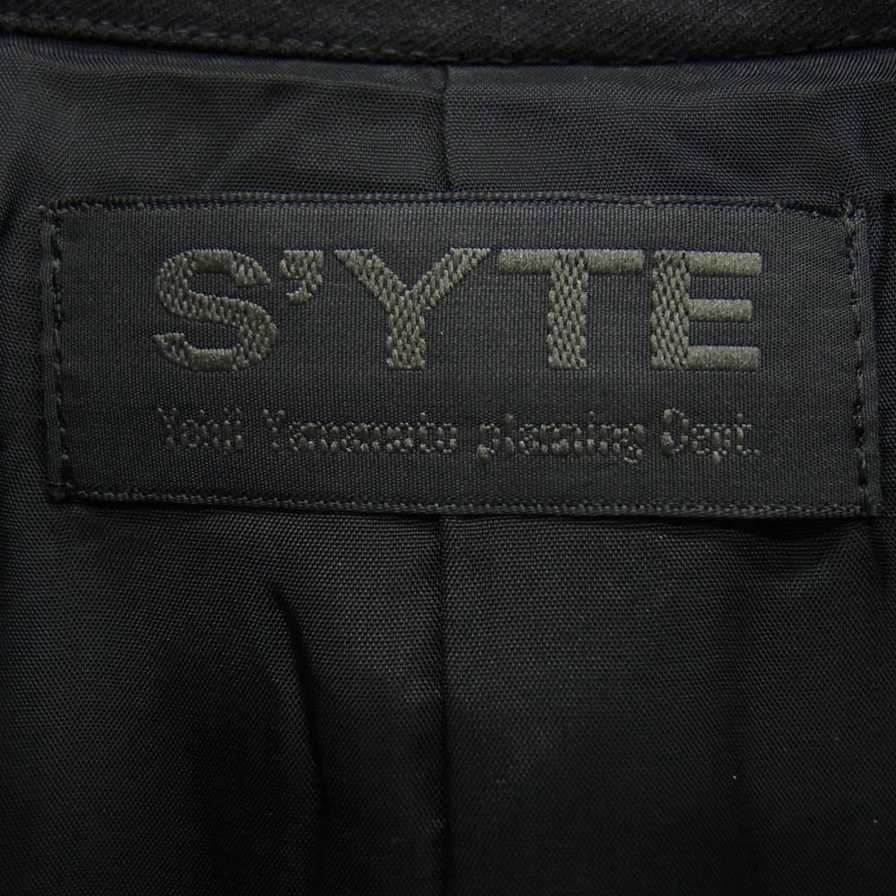 Y's Yohji Yamamoto ワイズ ヨウジヤマモト UB-V04-006-1-03 6W SOCCER CORDUROY STAND COLLAR VEST コーデュロイ ベスト ブラック系 3【中古】