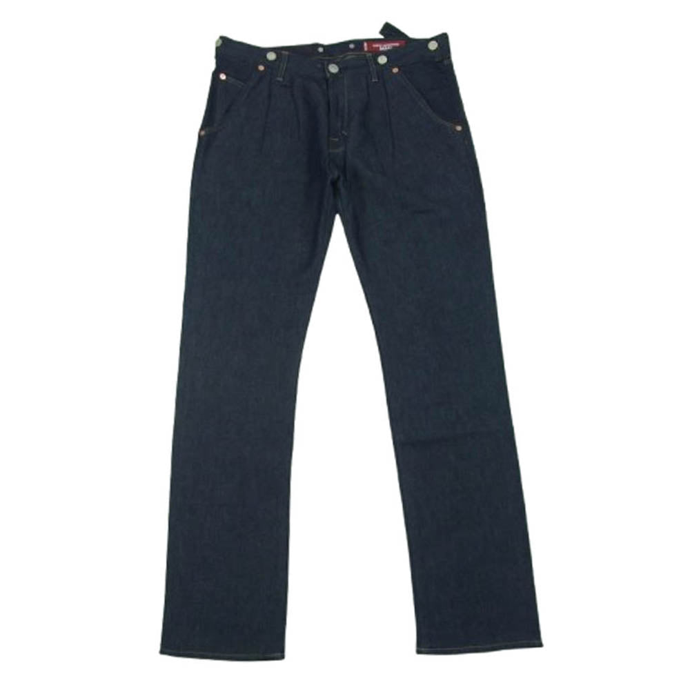 JUNYA WATANABE COMME des GARCONS MAN ジュンヤワタナベコムデギャルソンマン WI-P903 × Levis リーバイス 2タック シンチバック テーパード デニム パンツ インディゴブルー系 L【美品】【中古】
