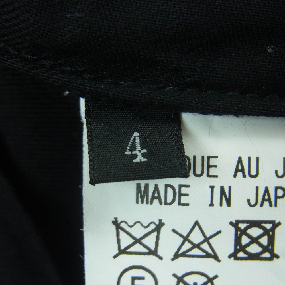 Y's Yohji Yamamoto ワイズ ヨウジヤマモト UB-P02-006-1-03 6W SOCCER CORDUROY BUTTON-SLIT PANTS コーデュロイ ボタン スリット パンツ ブラック系 M【中古】