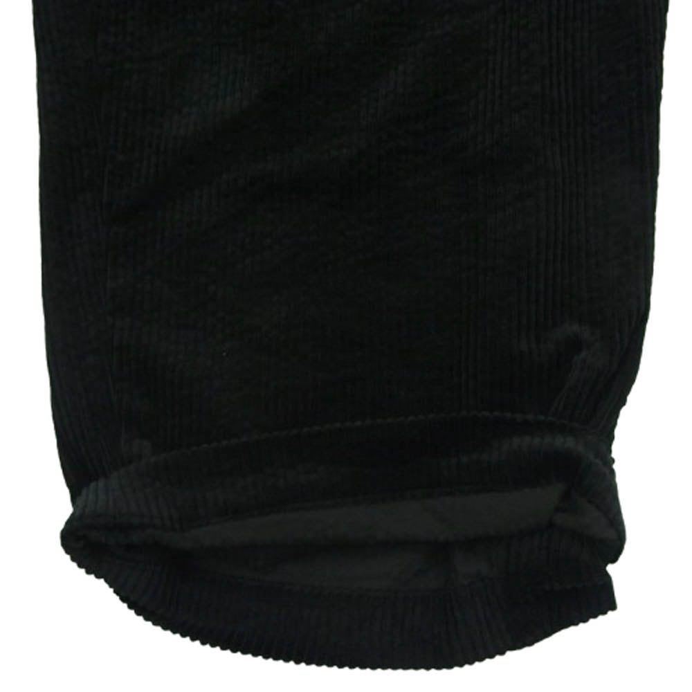 Y's Yohji Yamamoto ワイズ ヨウジヤマモト UB-P02-006-1-03 6W SOCCER CORDUROY BUTTON-SLIT PANTS コーデュロイ ボタン スリット パンツ ブラック系 M【中古】