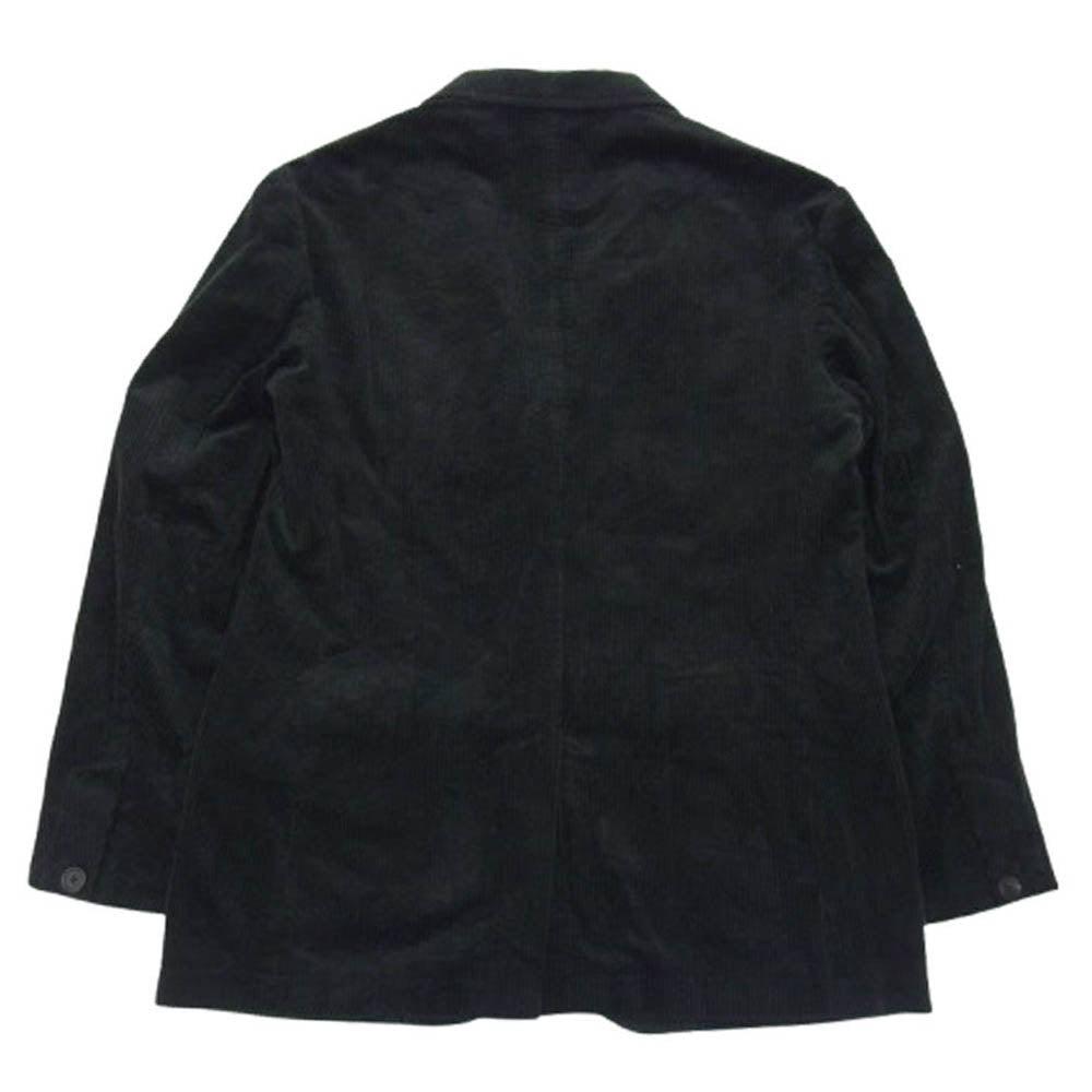 Y's Yohji Yamamoto ワイズ ヨウジヤマモト UB-J04-006-1-03 S'YTE サイト 6W SOCCER CORDUROY OVERSIZE NOTCHED LAPEL JACKET コーデュロイ オーバーサイズ ジャケット ブラック系 4【中古】
