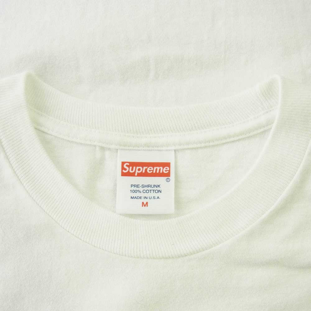 Supreme シュプリーム 20SS Motion Logo Tee モーションロゴ 半袖Tシャツ ホワイト系 M【中古】
