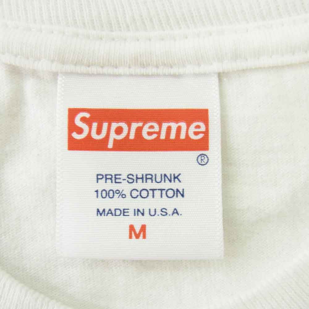 Supreme シュプリーム 20SS Motion Logo Tee モーションロゴ 半袖Tシャツ ホワイト系 M【中古】