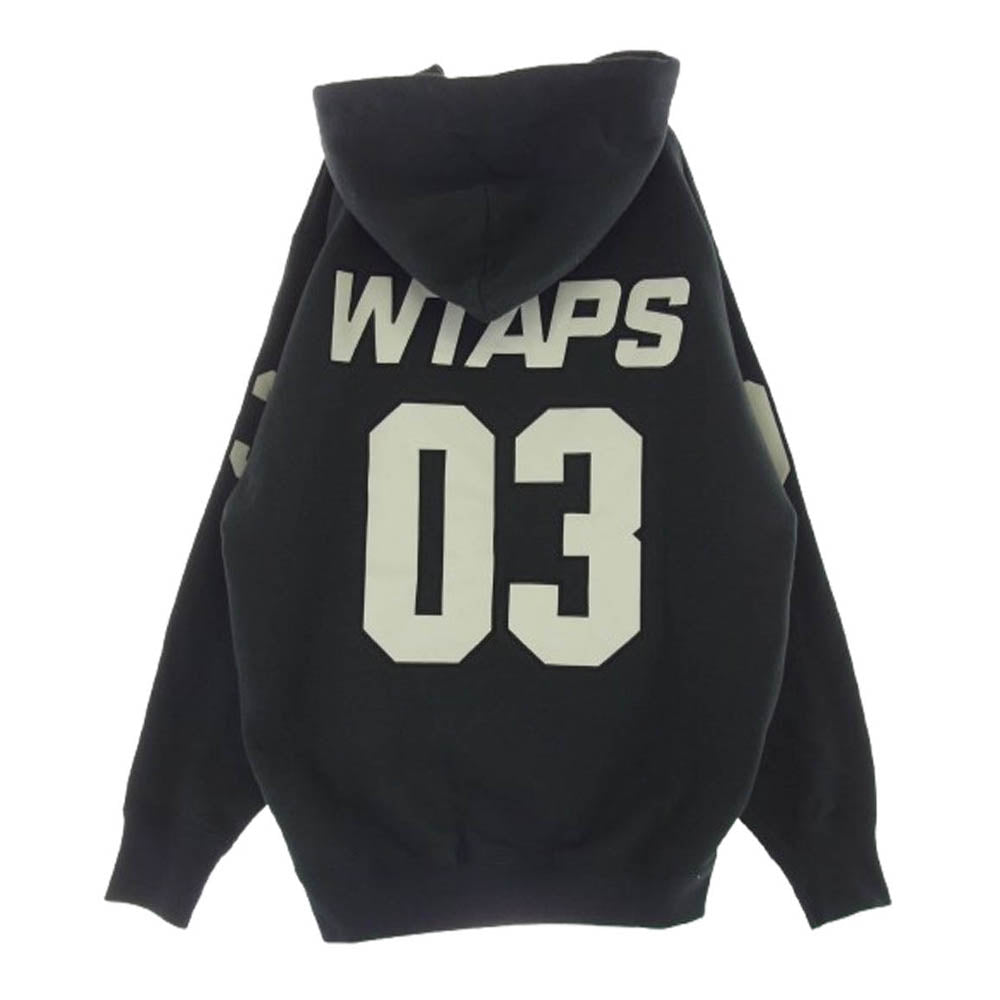 WTAPS ダブルタップス 23AW 232ATDT-CSM29 OBJ 02 / Hoody / Cotton. Protect プルオーバー パーカー フーディ ブラック系【中古】