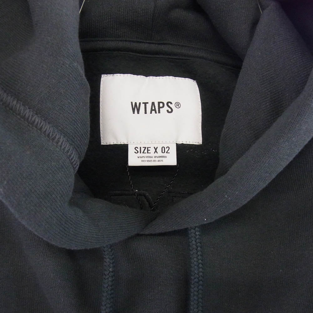 WTAPS ダブルタップス 23AW 232ATDT-CSM29 OBJ 02 / Hoody / Cotton. Protect プルオーバー パーカー フーディ ブラック系【中古】