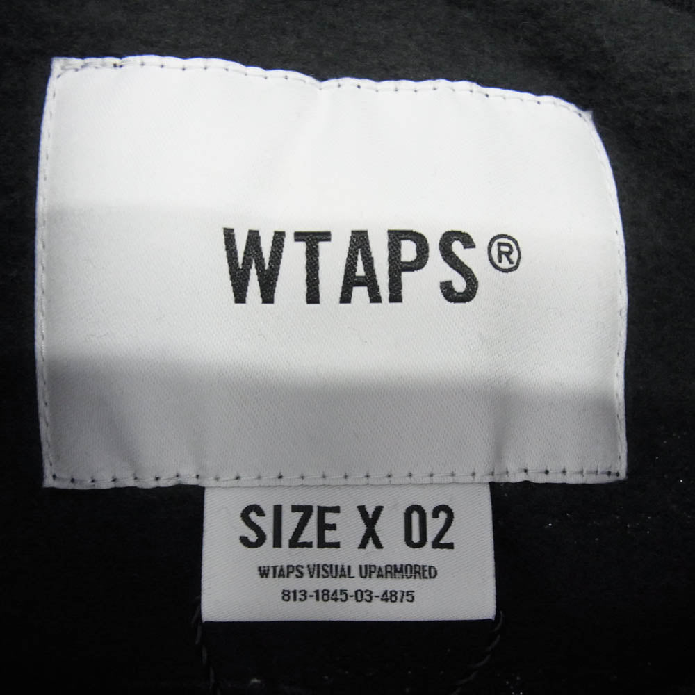 WTAPS ダブルタップス 23AW 232ATDT-CSM29 OBJ 02 / Hoody / Cotton. Protect プルオーバー パーカー フーディ ブラック系【中古】