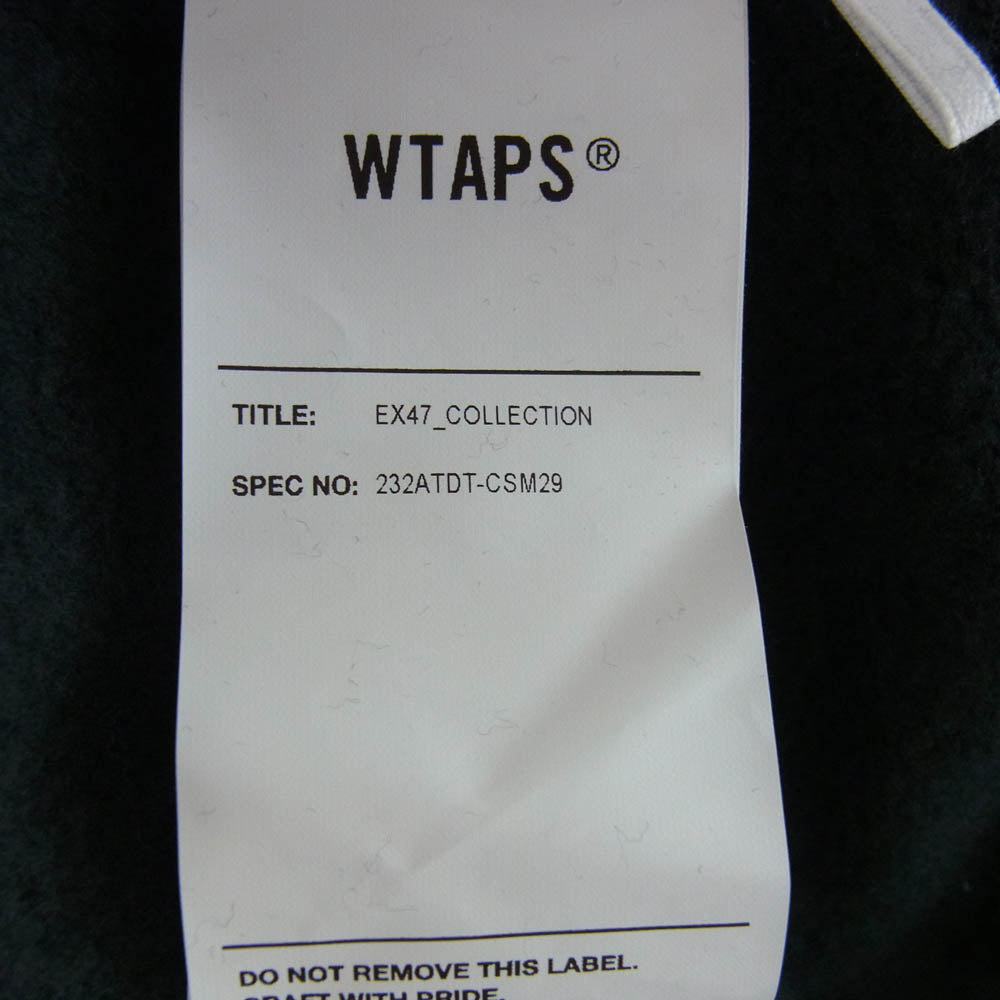 WTAPS ダブルタップス 23AW 232ATDT-CSM29 OBJ 02 / Hoody / Cotton. Protect プルオーバー パーカー フーディ ブラック系【中古】