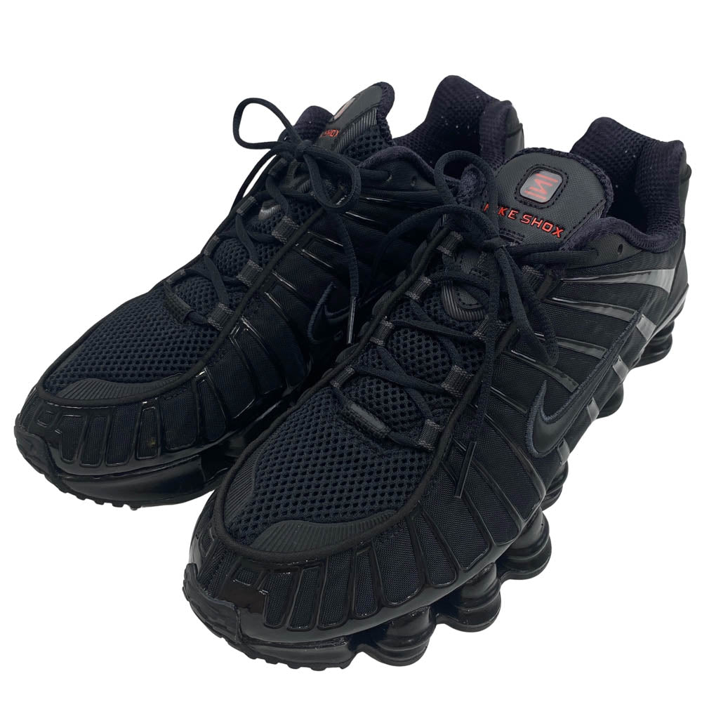 NIKE ナイキ AR3566-002 Women's Shox TL Black and Max Orange ウィメンズ ショックス ブラック アンド マックスオレンジ スニーカー ブラック系 28cm【中古】