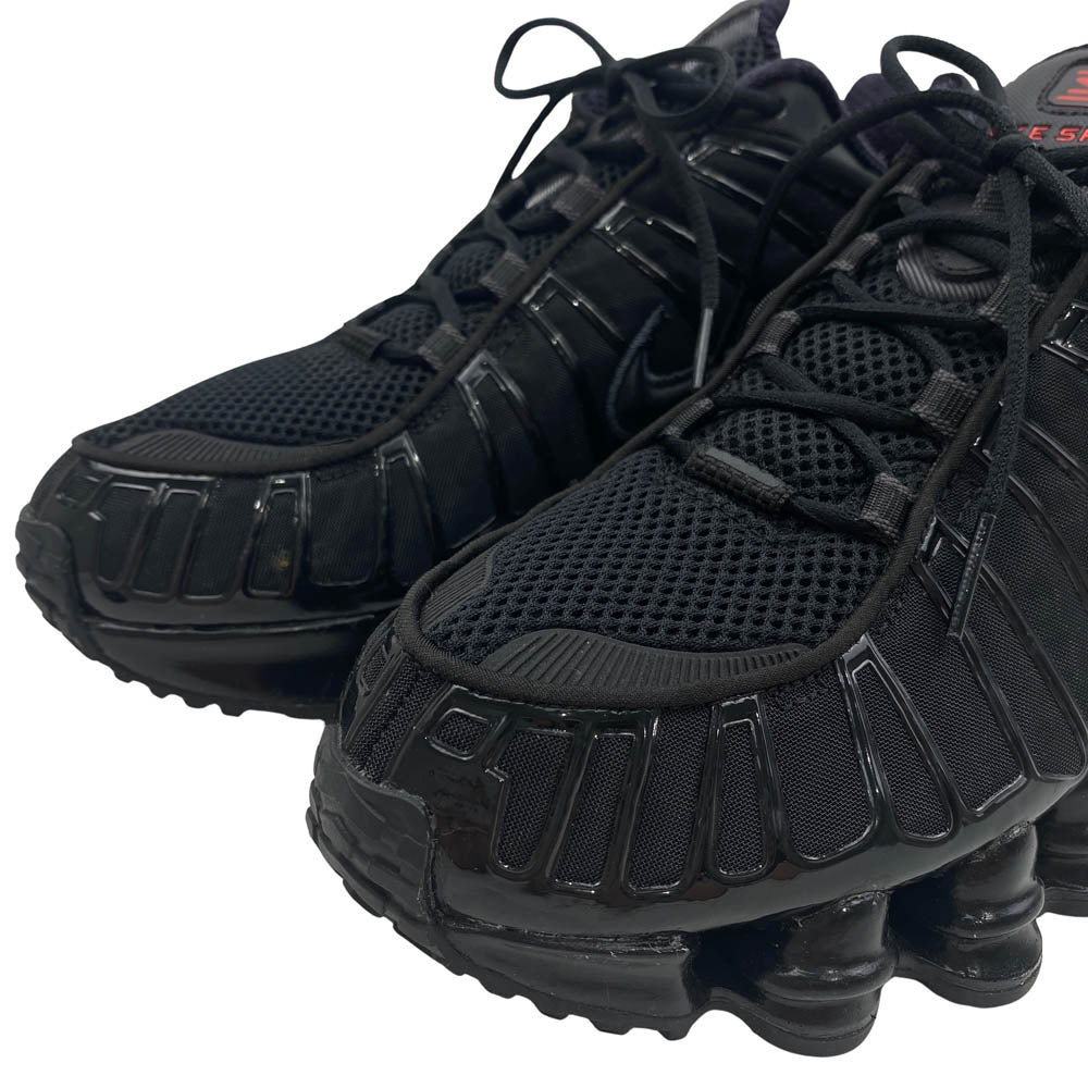 NIKE ナイキ AR3566-002 Women's Shox TL Black and Max Orange ウィメンズ ショックス ブラック アンド マックスオレンジ スニーカー ブラック系 28cm【中古】