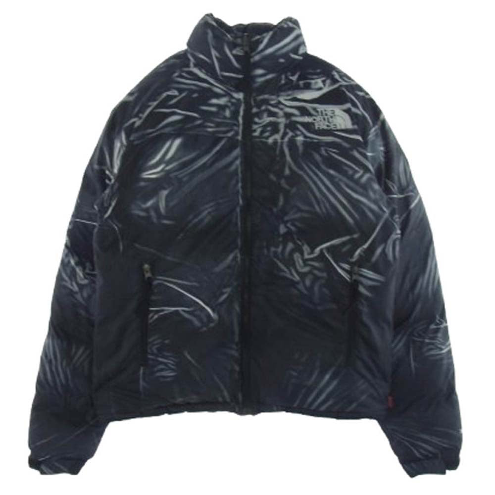 Supreme シュプリーム 23SS ND02300I The North Face Trompe Loeil Printed Nuptse Jacket ノースフェイス トロンプ ルイユ プリンティド ヌプシ ジャケット ダウン グレー系 ブラック系 S【中古】