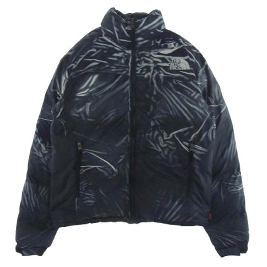 Supreme シュプリーム 23SS ND02300I The North Face Trompe Loeil Printed Nuptse Jacket ノースフェイス トロンプ ルイユ プリンティド ヌプシ ジャケット ダウン グレー系 ブラック系 S【中古】