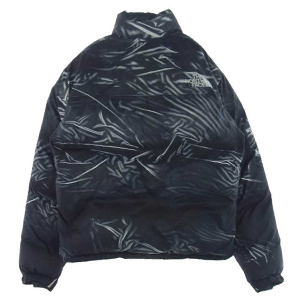 Supreme シュプリーム 23SS ND02300I The North Face Trompe Loeil Printed Nuptse Jacket ノースフェイス トロンプ ルイユ プリンティド ヌプシ ジャケット ダウン グレー系 ブラック系 S【中古】