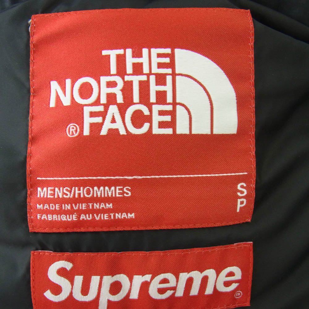 Supreme シュプリーム 23SS ND02300I The North Face Trompe Loeil Printed Nuptse Jacket ノースフェイス トロンプ ルイユ プリンティド ヌプシ ジャケット ダウン グレー系 ブラック系 S【中古】
