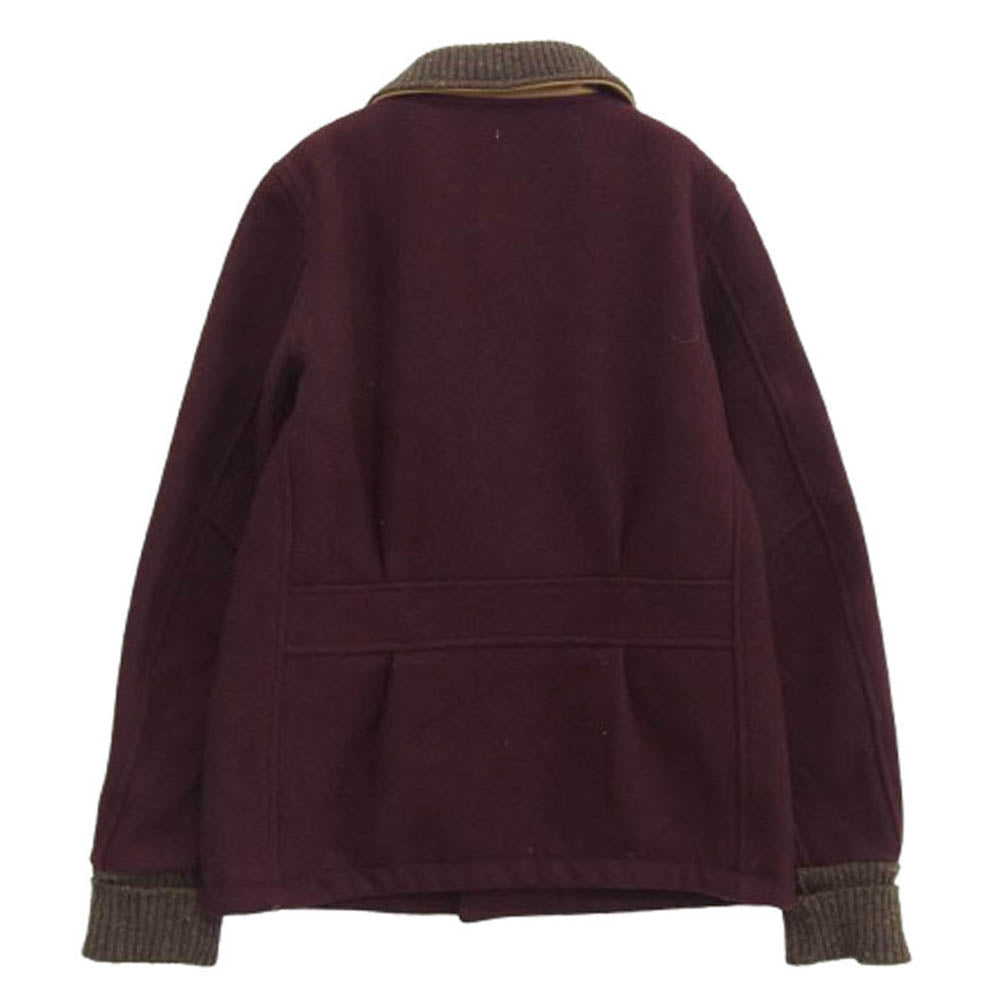 JM8006 USA Award Jacket USA製 アワードジャケット メルトン ジャケット スタジャン マルーン系 ワインレッド系 S【中古】